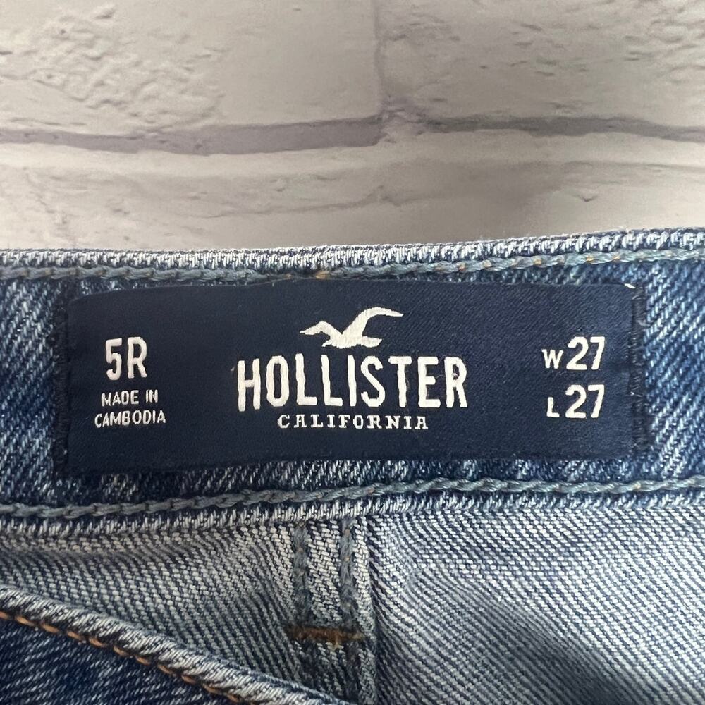 Hollister Womens 5 Y2K 90s Grunge Retro Minimalist Ultra High Rise‎ Mom Jeans - Picture 5 of 12